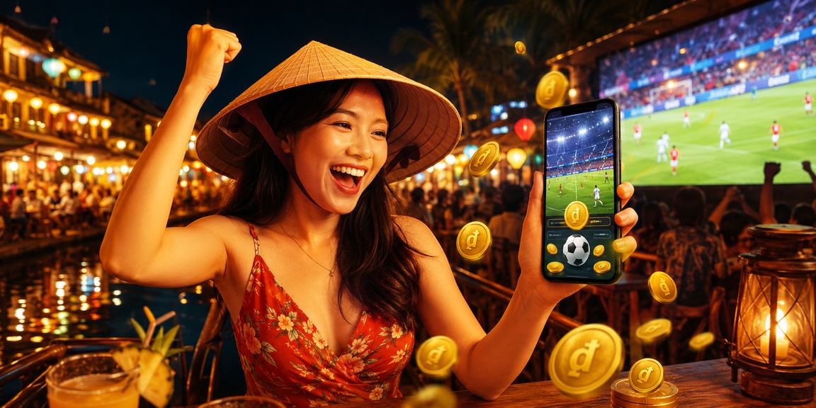 Người dùng tại Phú Quốc theo dõi thể thao và đặt cược trực tuyến qua điện thoại